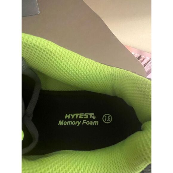 New Hytest Safety Footwear black and green women’s size 7.5 - Picture 5 of 7